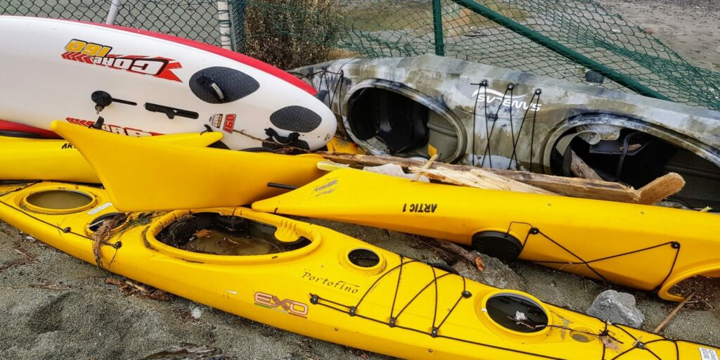 Kayak Monterosso Mareggiata