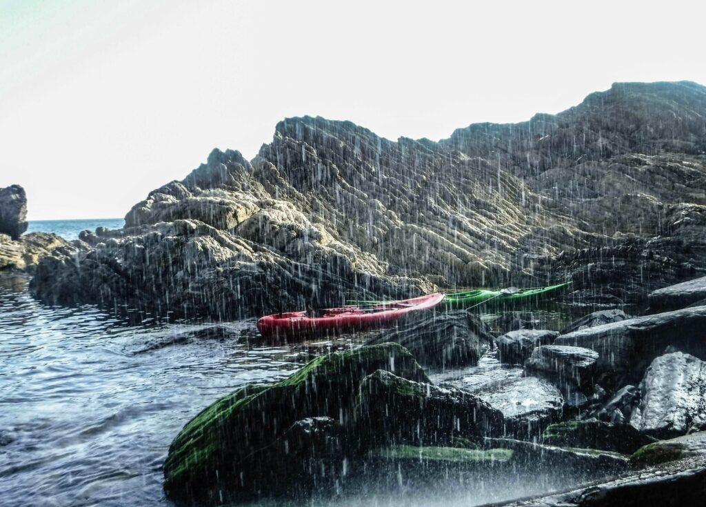 Waterfall Cinque Terre Kayak
