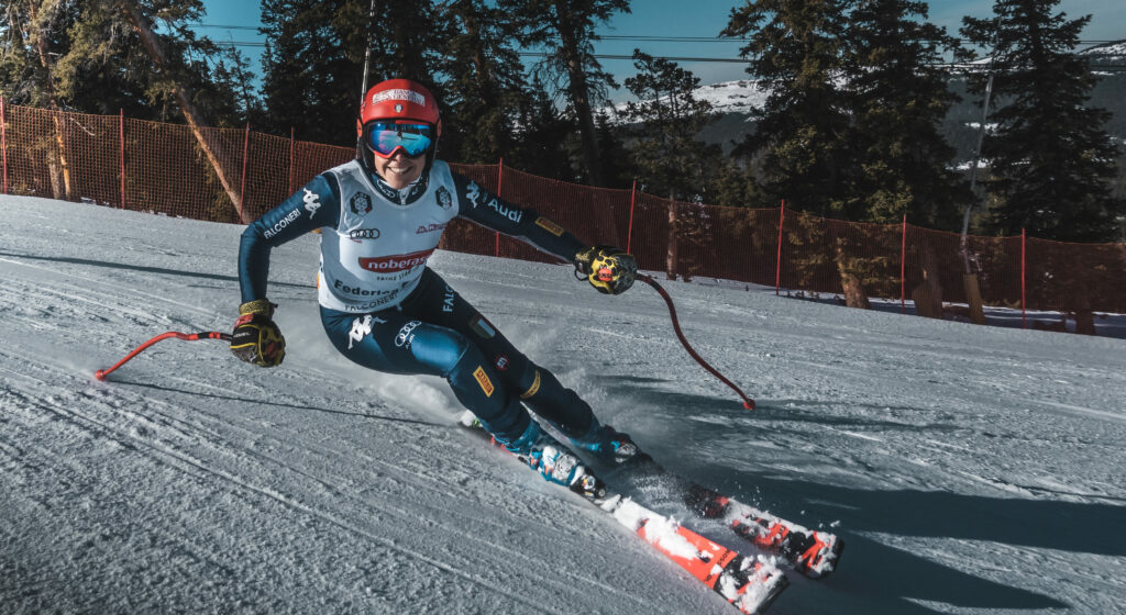 Federica Brignone in allenamento