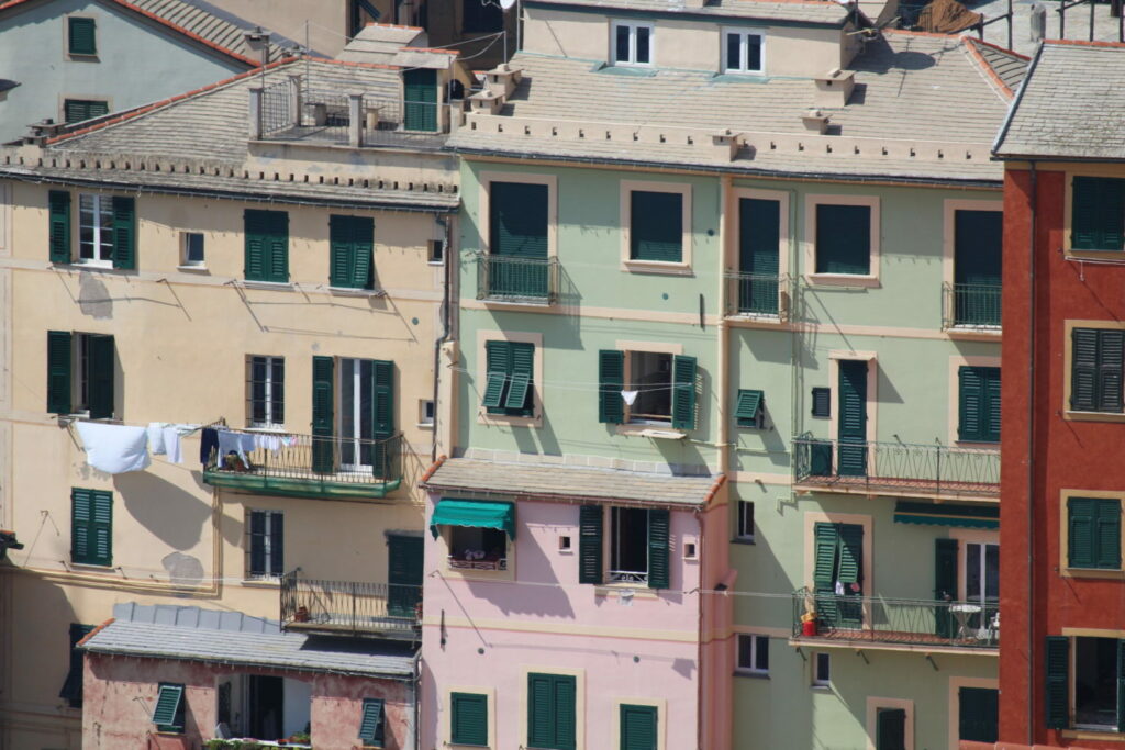 camogli - case a mucchi